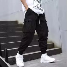 Men’s Water-Resistant Cargo Joggers – Anti-Wrinkle Casual Trousers